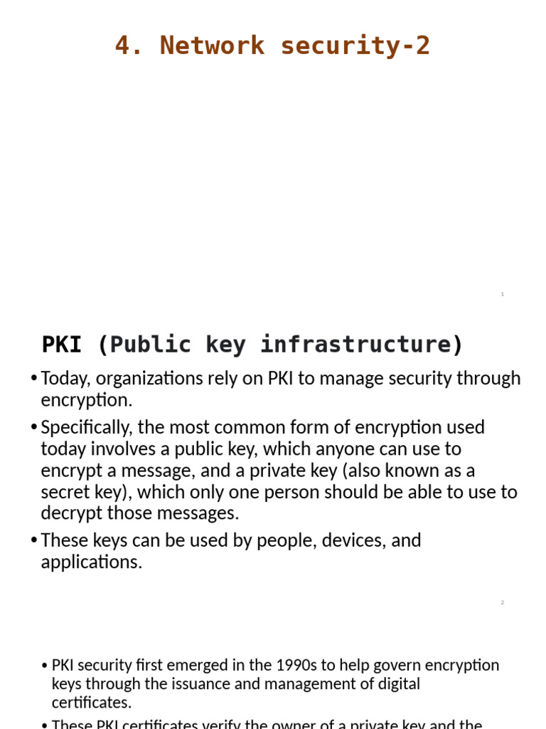 Understanding PKI and Password Security | PDF | Denial Of Service ...