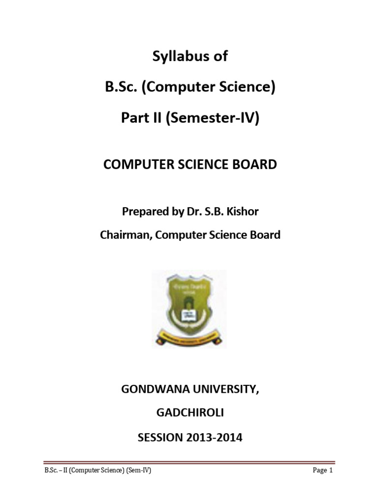 Comp Sci Sem IV 170717 | PDF | Algorithms And Data Structures ...