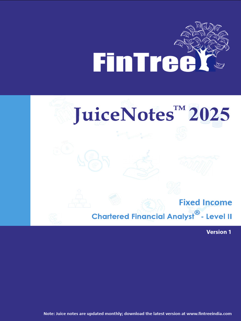 2025 Fixed Income Analysis Guide | PDF | Fixed Income | Yield Curve