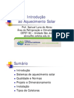 Introdução Ao Aquecimento Solar