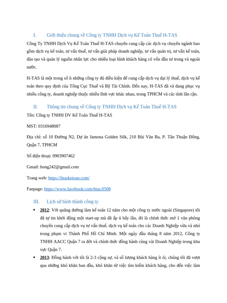 Quynhtn - Tim Hieu Ve Htas | PDF