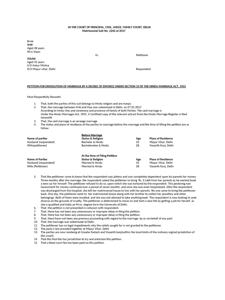 MC draft | PDF | Affidavit | Marriage
