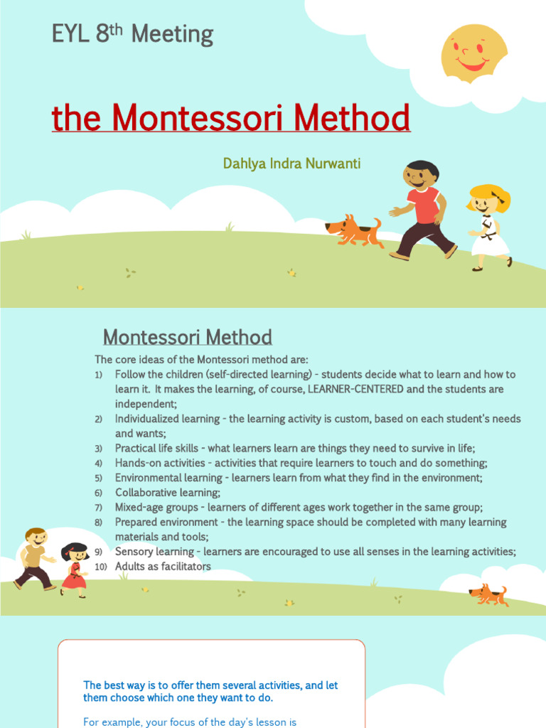 Montessori Method | PDF | Learning | Montessori Education