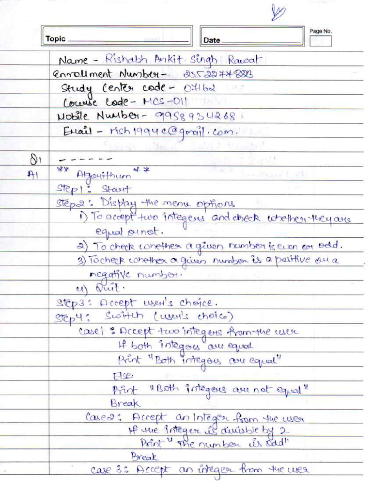 MCS011 | PDF