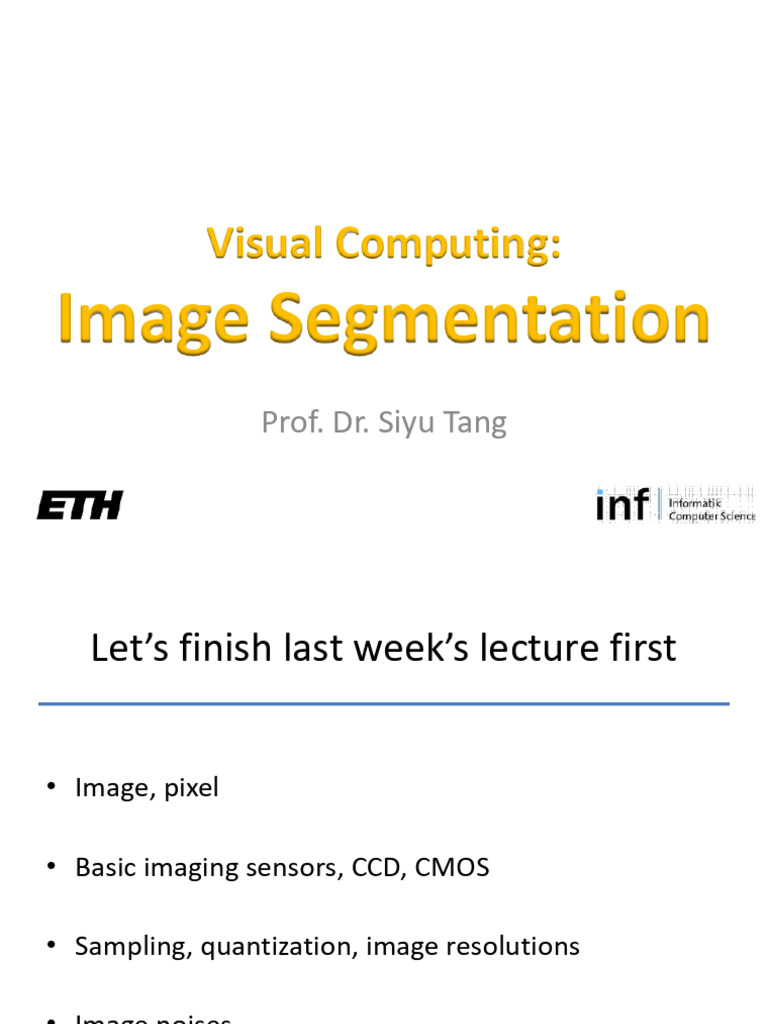 Image Segmentation Techniques Overview | PDF | Image Segmentation ...
