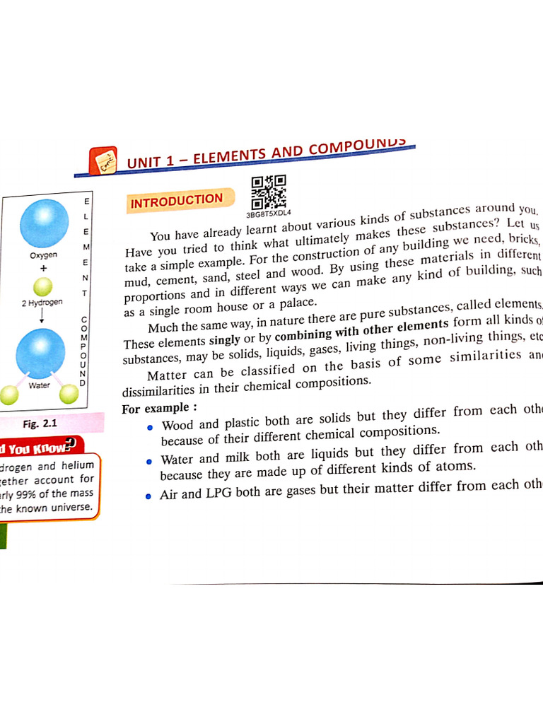 Chemistry Element and Compound | PDF