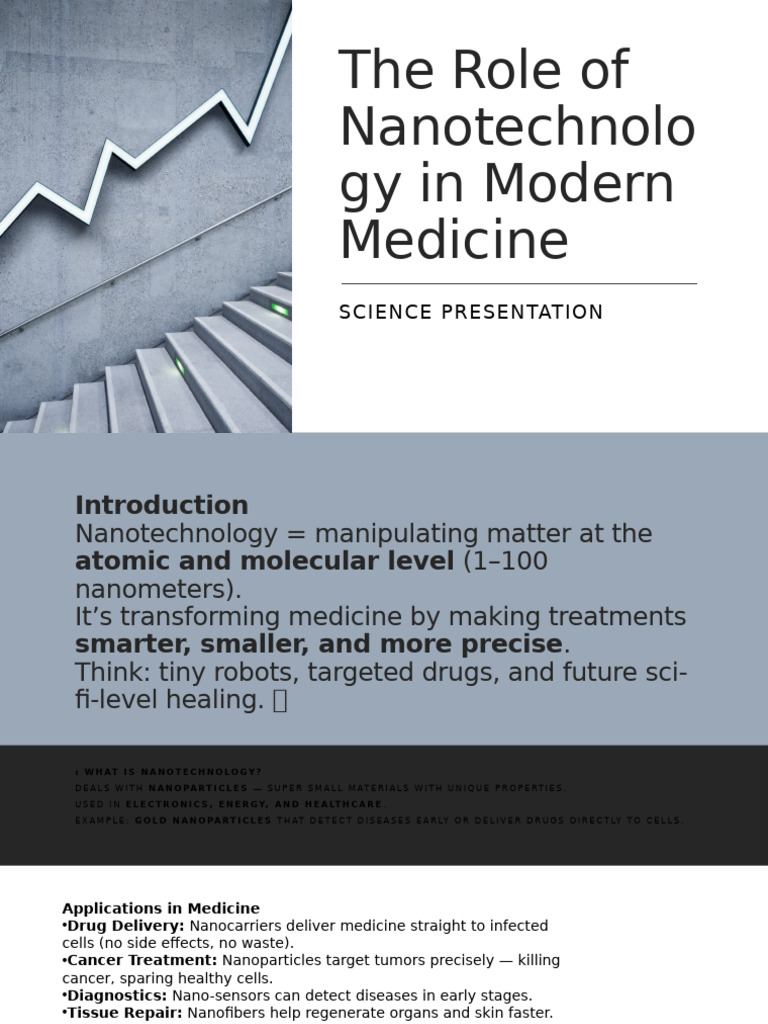 The Role of Nanotechnology in Modern Medicine | PDF