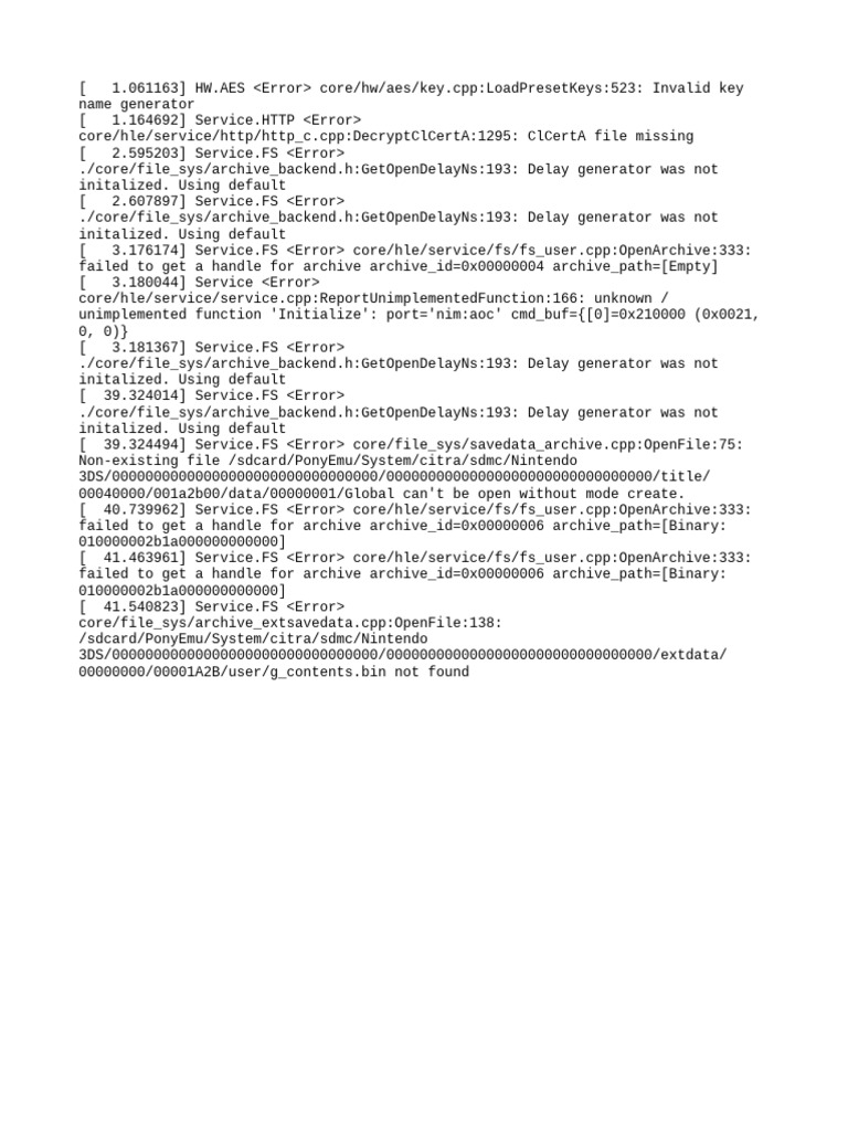Citra Log | PDF