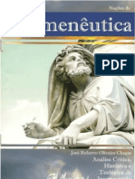 José Roberto Oliveira - Noções de Hermeneutica
