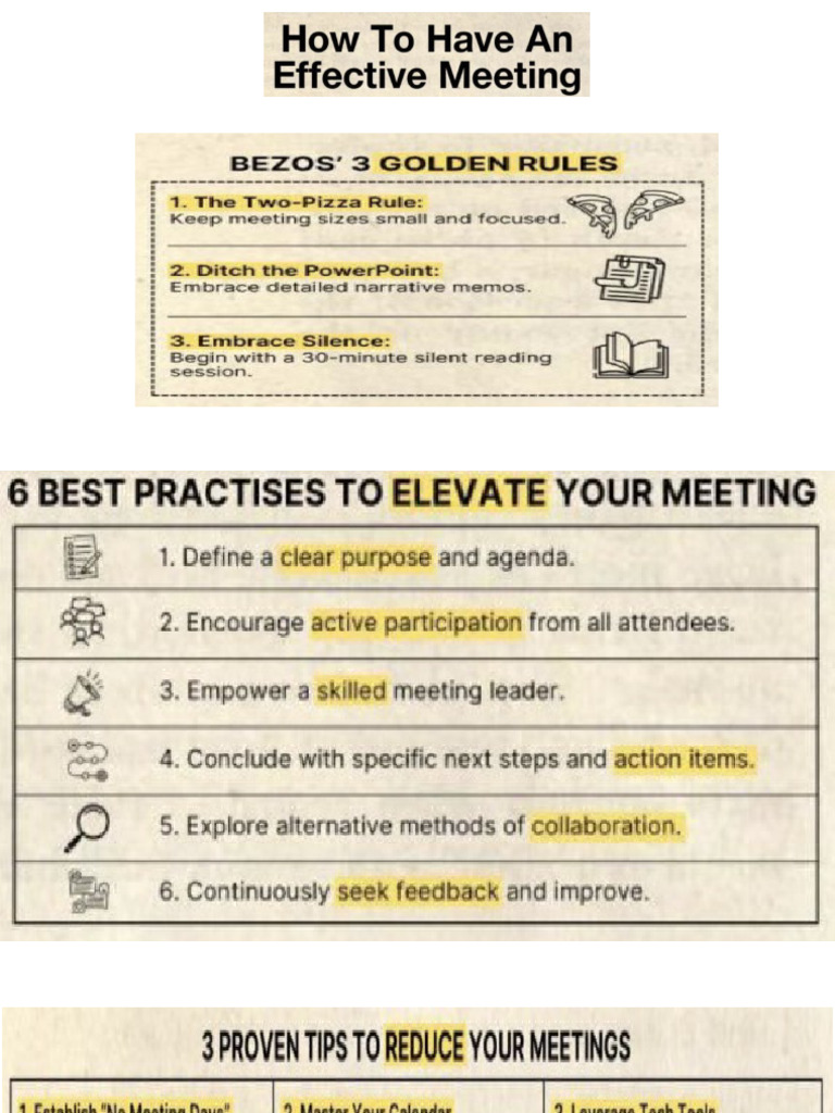 1 Effective Meeting | PDF