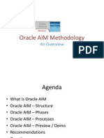 Oracle Aim Methodology