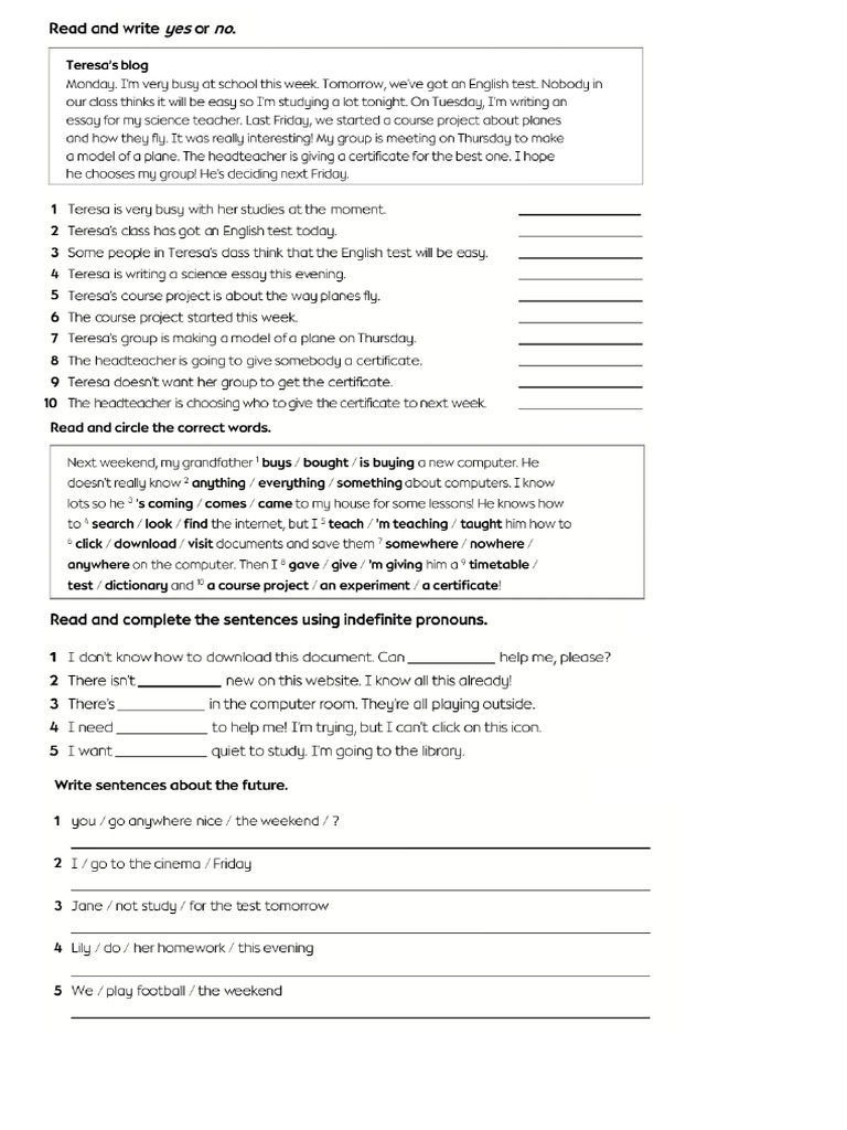 Big Bright Ideas Unit 1 Examen 6 Primaria Ingles | PDF