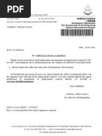 Termination Notice for Domestic Helpers | PDF | Government | Justice