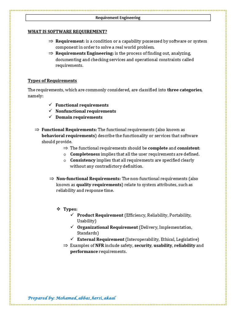 Notes of Requirement Engineerig | PDF | Software Prototyping | Computer ...
