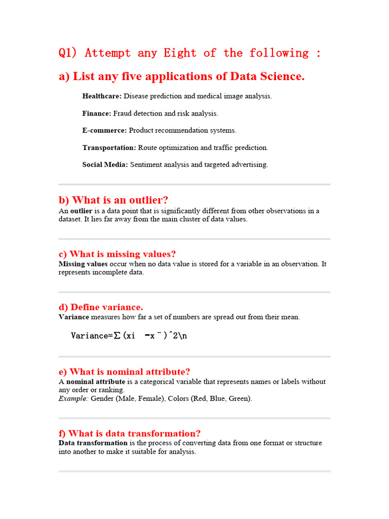 Data Science Concepts and Techniques | PDF | Data Analysis | Statistics