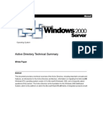 Active Directory Technical Summary
