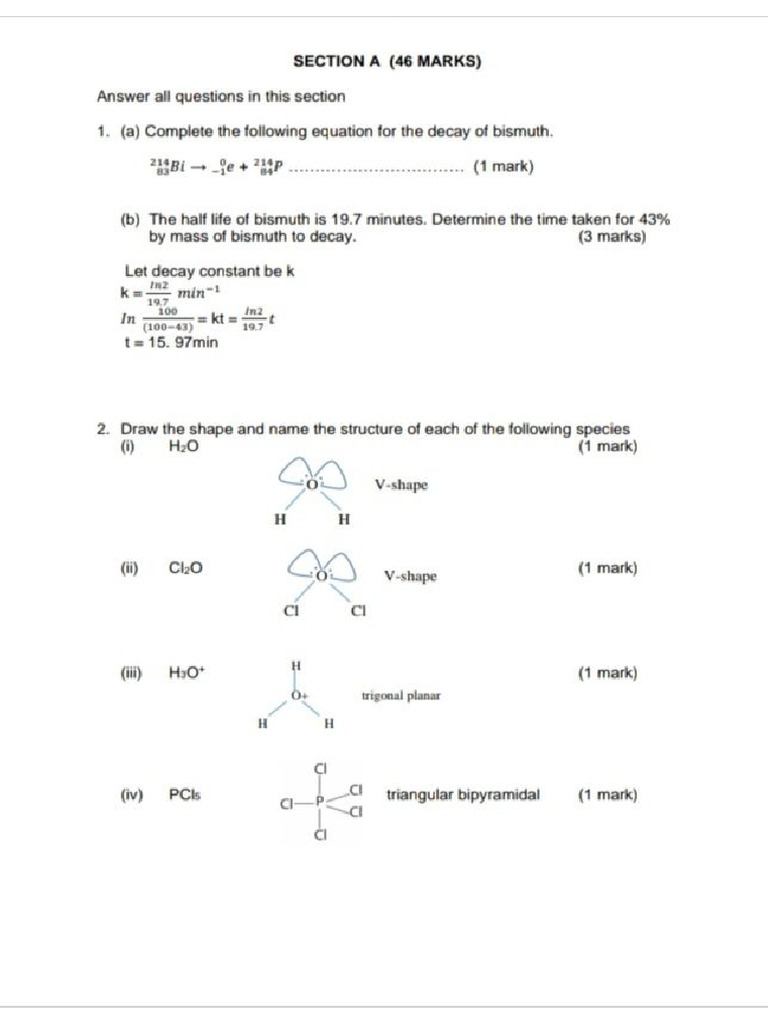 Chem 1 | PDF