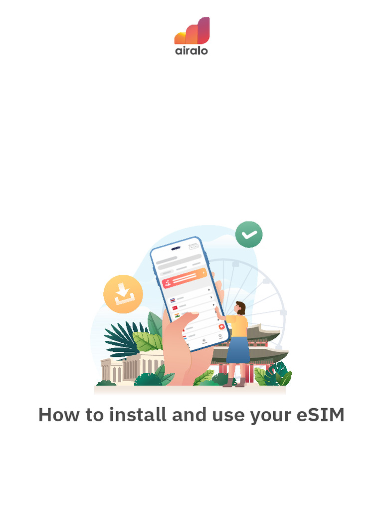eSIM Installation Guide for iOS & Android | PDF | Ios | Mobile App