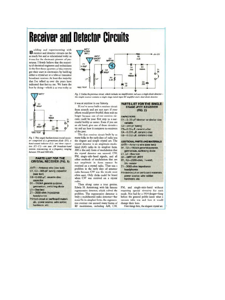 Receiver and Detecting Circuit | PDF