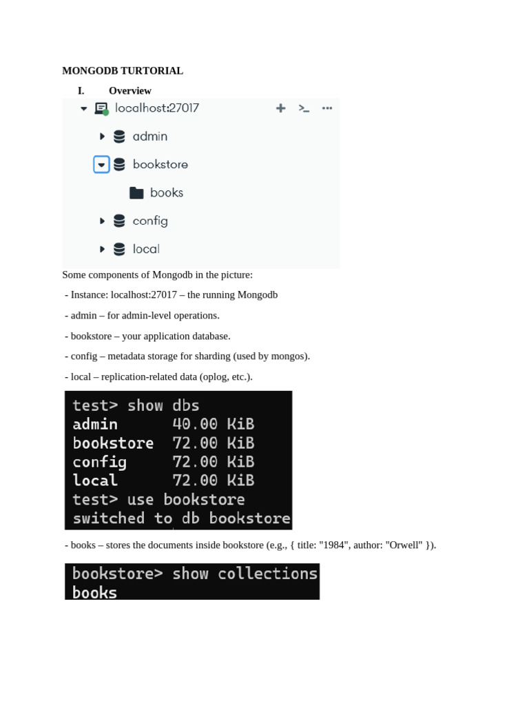 MongoDB Tutorial: Components & Queries | PDF