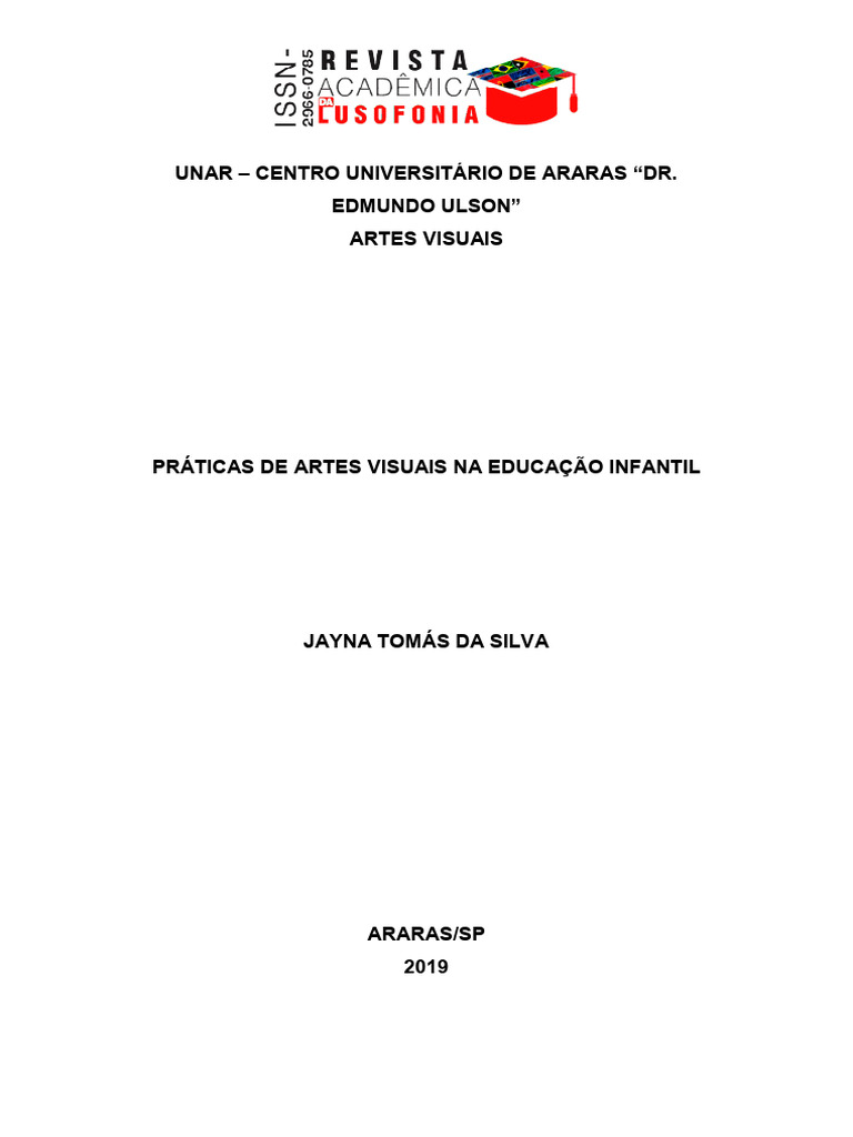 Práticas de Artes Visuais na Educação Infantil | PDF | Educação ...