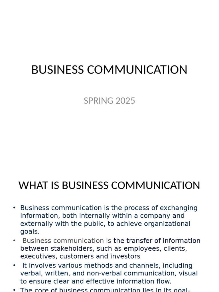 Business Communication Essentials Guide | PDF | Communication | Memorandum