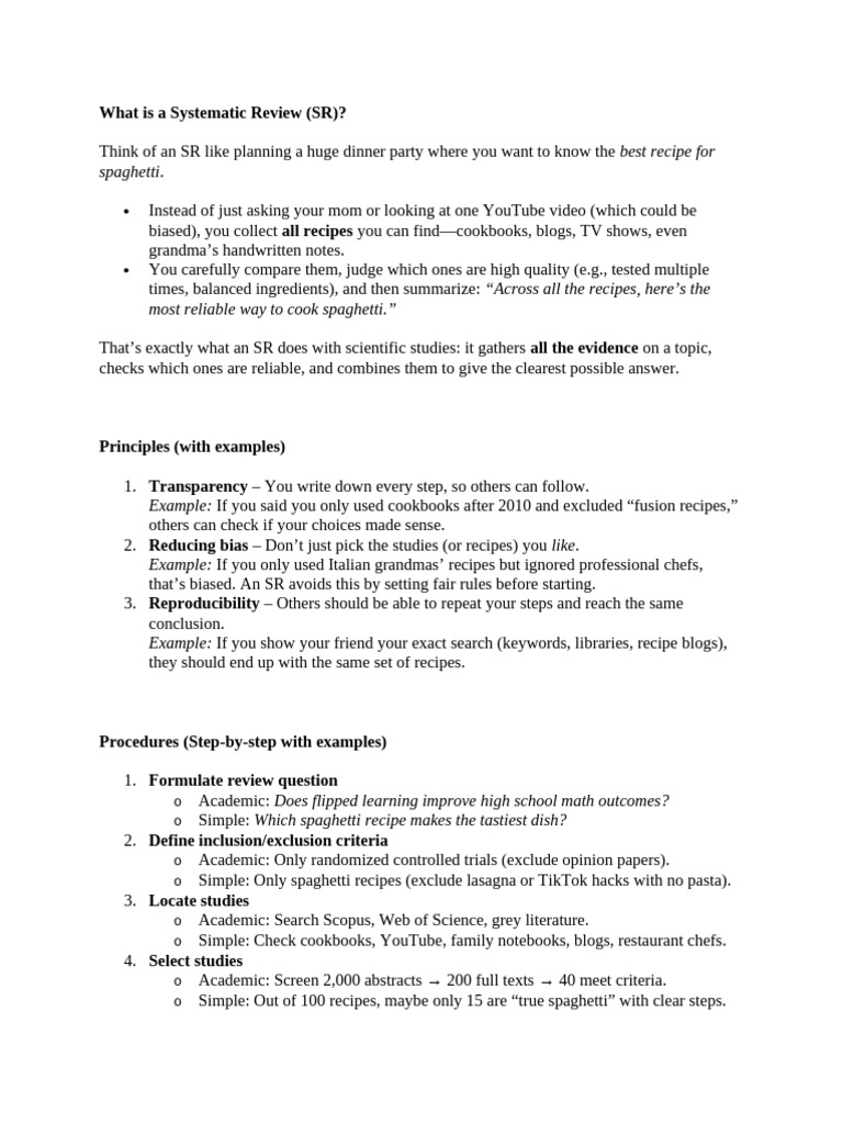 Understanding Systematic Reviews in Research | PDF | Critical Thinking ...