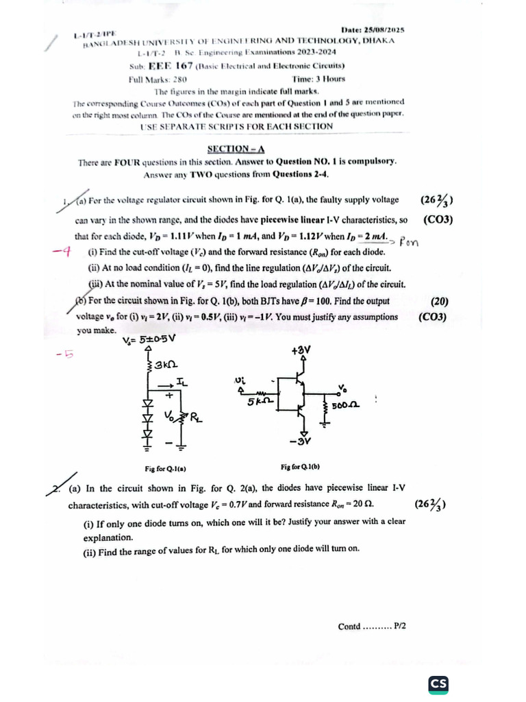 EEE Question | PDF