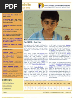 Defence For Children International-Palestine's Bulletin On Violations - Issue 19 - April 2012