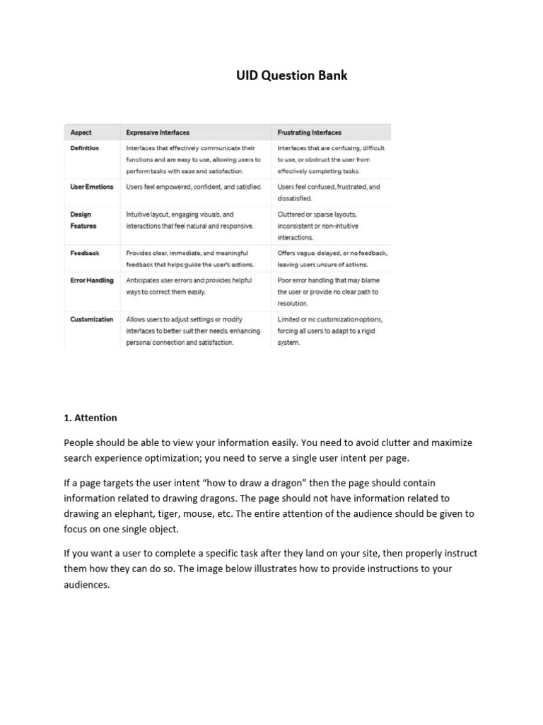 Cognitive Processes in User Experience Design | PDF | Graphical User ...