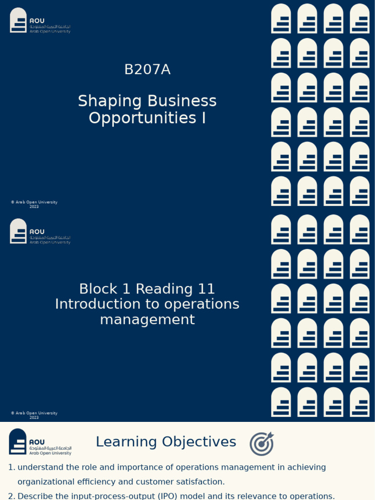 Chapter 6 - O1 - Introduction To Operations Management 4 | PDF ...