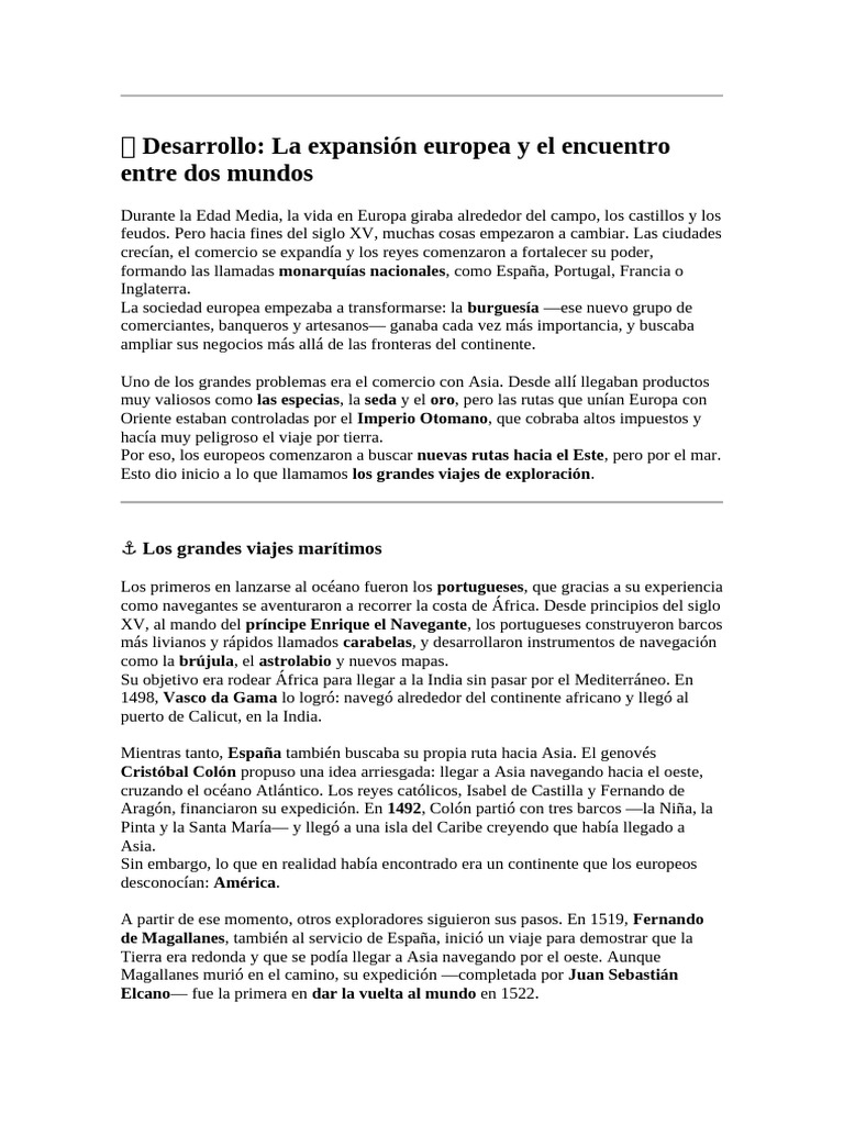 Expansion Europea | PDF