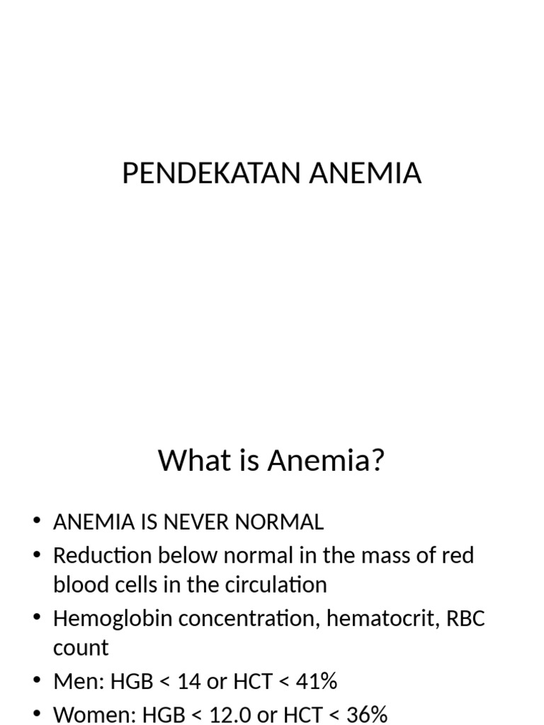Understanding Anemia: Types and Causes | PDF | Anemia | Hematology