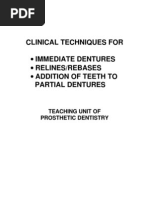 Immediate Denture