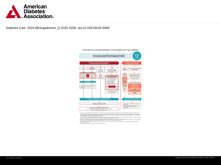 Type 2 Diabetes Medication Guidelines 2025 | PDF