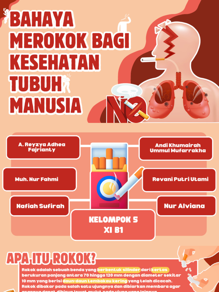 Bahaya Merokok bagi Kesehatan Manusia | PDF