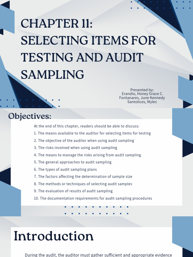Audit Sampling and Item Selection Guide | PDF | Audit | Sampling ...