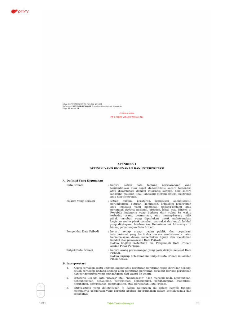 Privy Sign | PDF