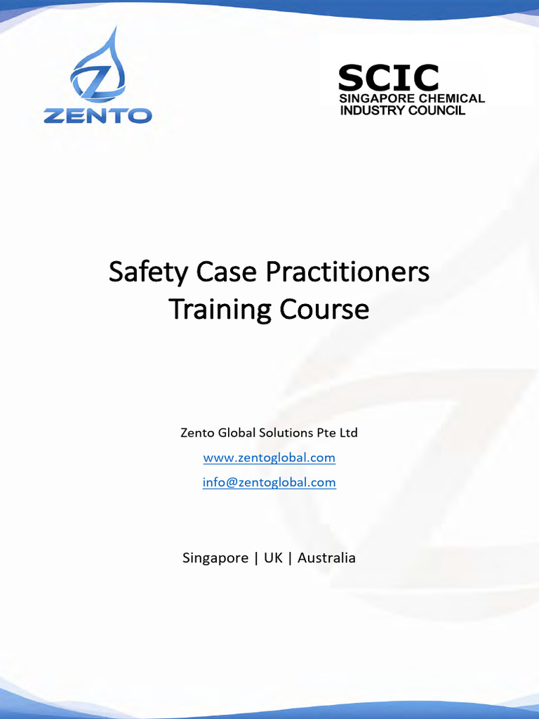 Safety Case Workbook SCIC Final | PDF | Safety | Risk