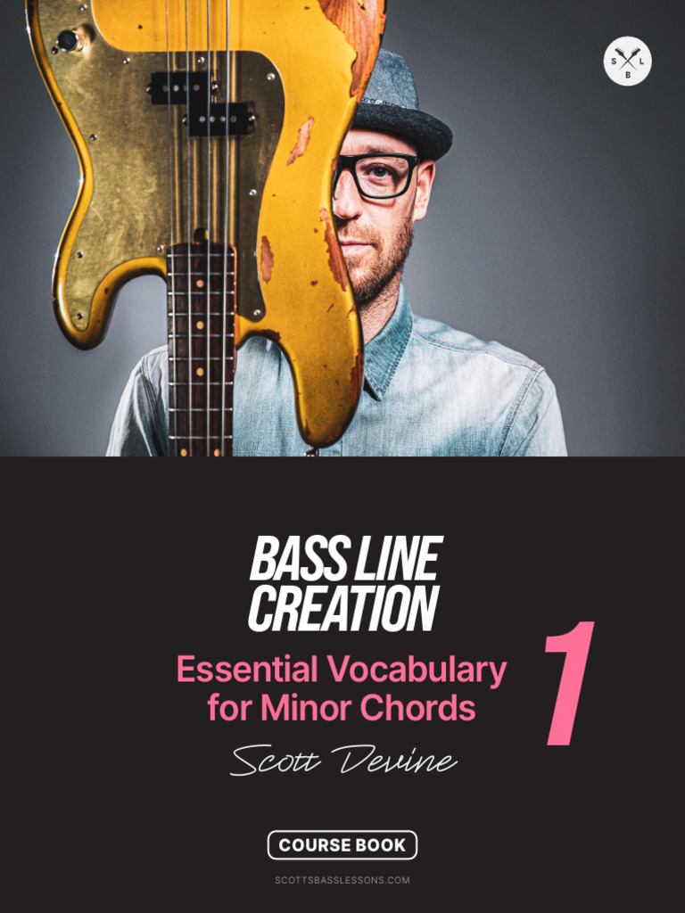 Scott Devine - Bass Line Creation Minor Chords 1 Course Book | PDF ...