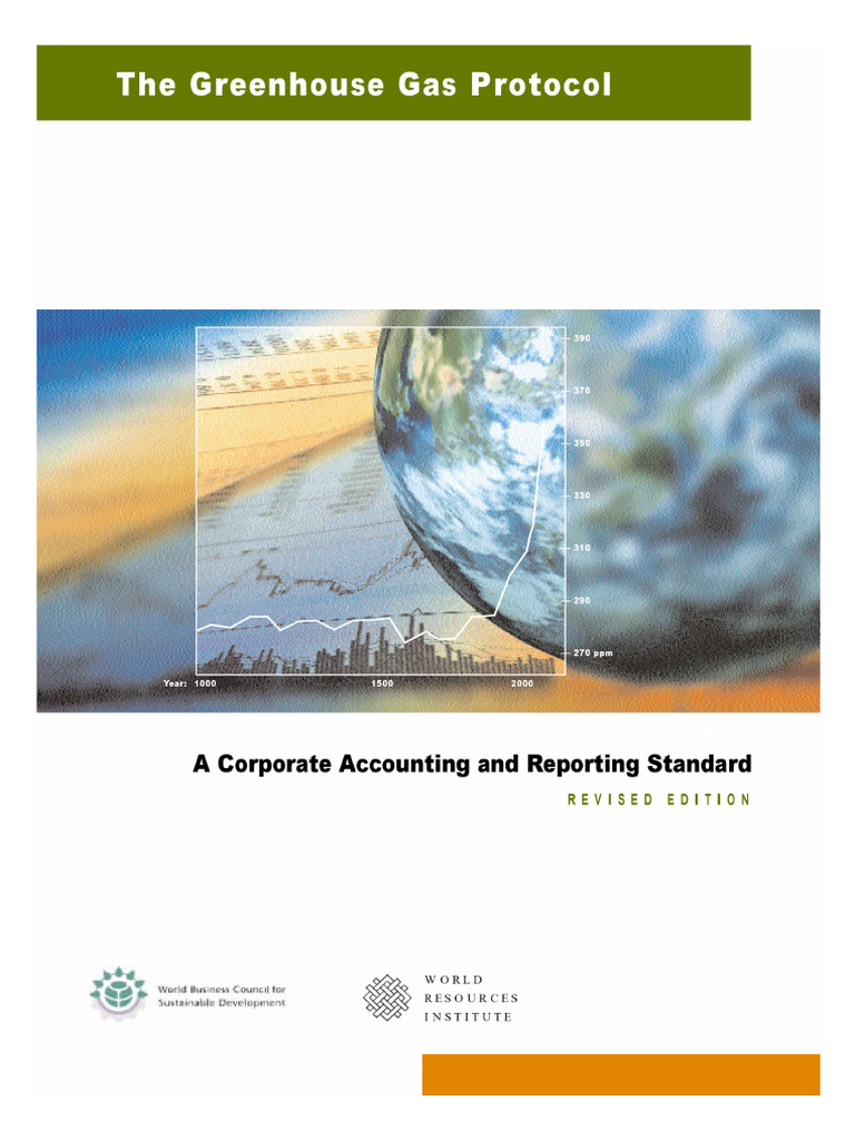 GHG Protocol Corporate Standard Guide | PDF | Greenhouse Gas | Climate ...