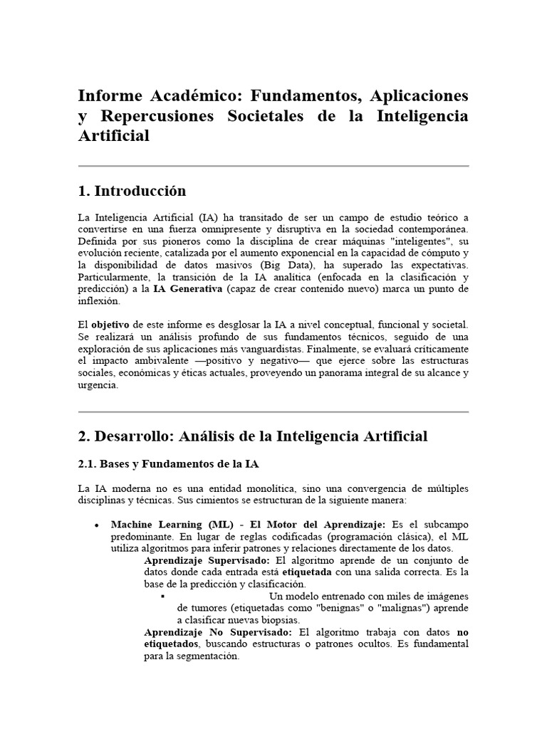 Fundamentos y Aplicaciones de la IA | PDF | Inteligencia artificial ...