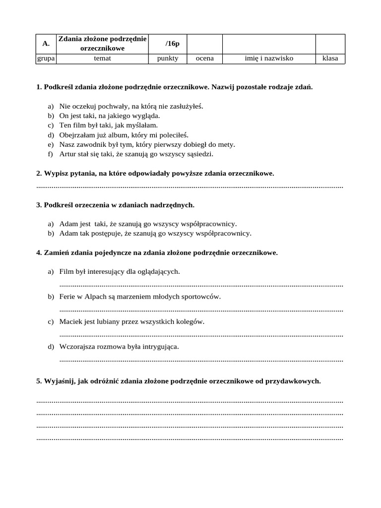 Test Ze Zdan Podrzednie Orzecznikowych | PDF
