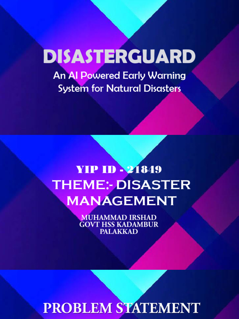 AI Early Warning System for Disasters | PDF