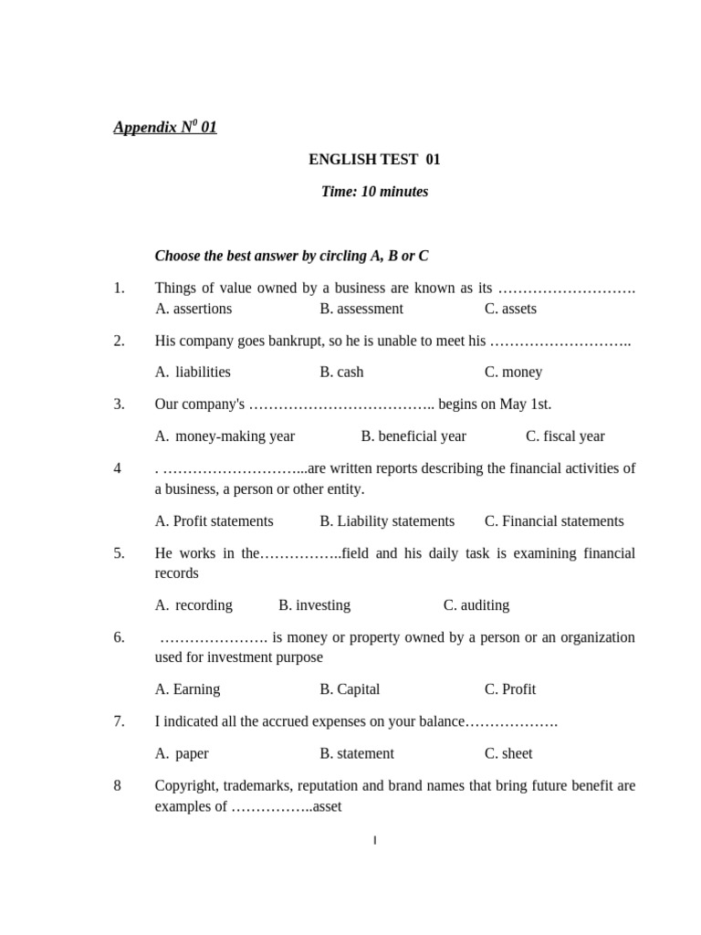 Appendices (So 4) | PDF | Expense | Taxes
