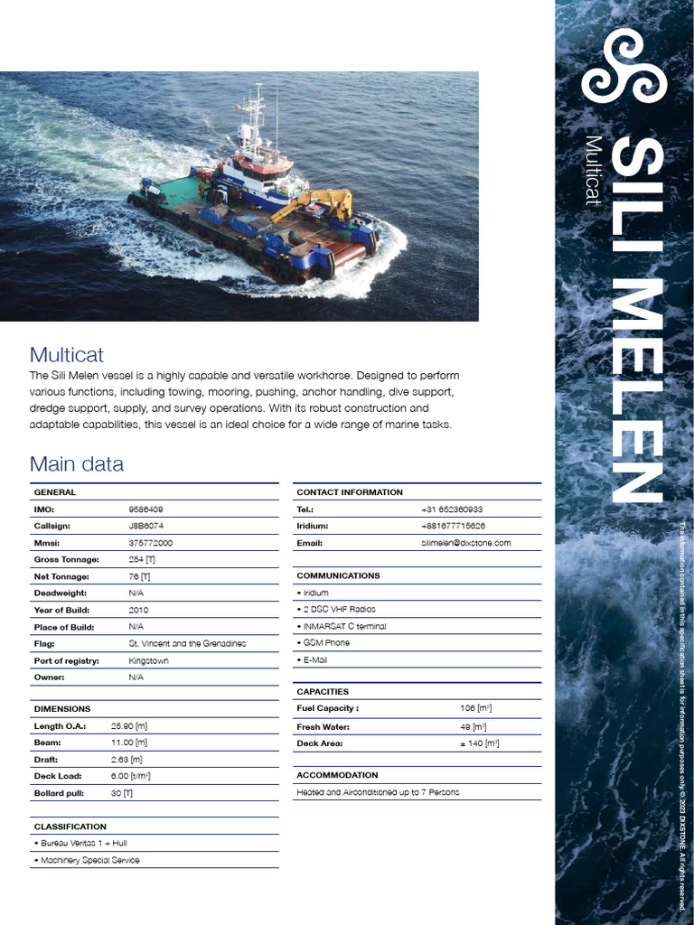 Multicat | PDF | Water Transport | Shipping