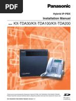 Pan KXTA100-200 Installation Manual 12MB