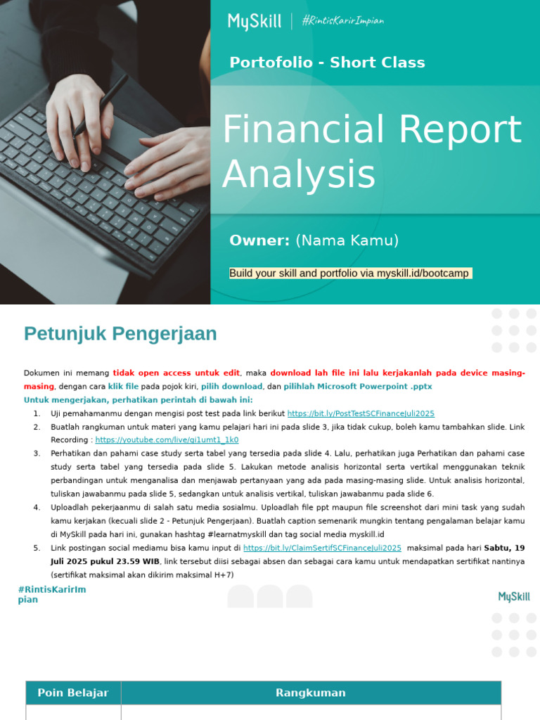 Mini Task Finance Final NarasiLengkap | PDF