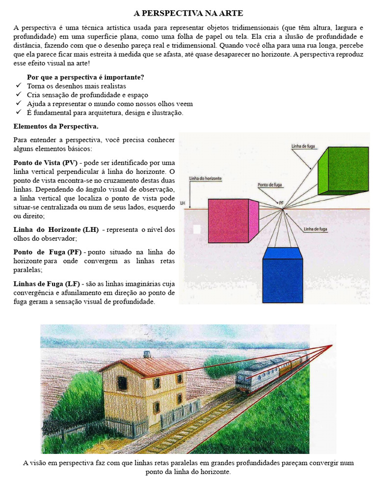 Entendendo a Perspectiva na Arte | PDF