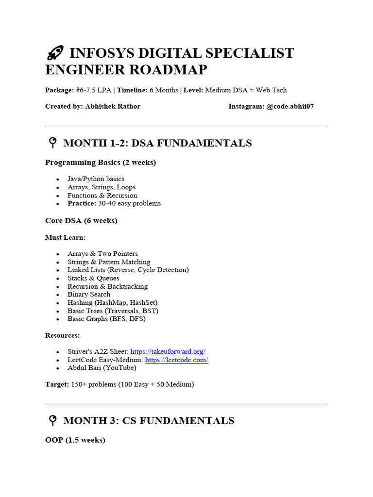 Infosys Digital Specialist Engineer Guide | PDF | Computing | Computer ...